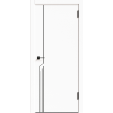 Дверь межкомнатная Дубрава Сибирь Lines LI 2 Айс, глухое полотно Дверь межкомнатная Дубрава Сибирь Lines LI 2 Айс, глухое полотно